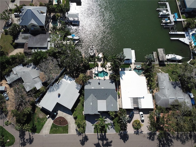 1837 Venetian Point Dr, Clearwater, FL 33755 - view of property location with a large body of water and a pool