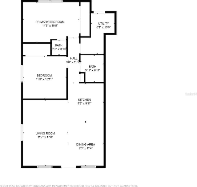 7112 2nd St N, Saint Petersburg, FL 33702 - view of home floor plan