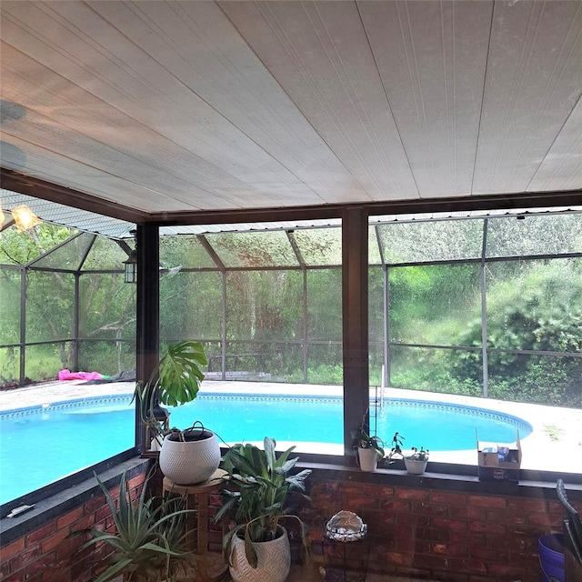 3645 E Country Side Dr, Inverness, FL 34452 - swimming pool with glass enclosure