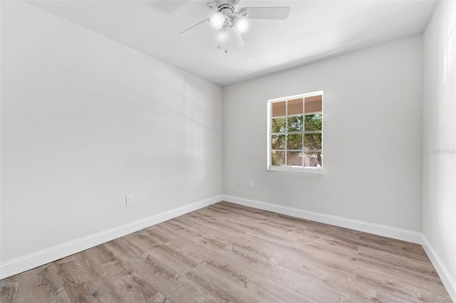 4313 W N A St, Tampa, FL 33609 - spare room featuring wood finished floors and ceiling fan