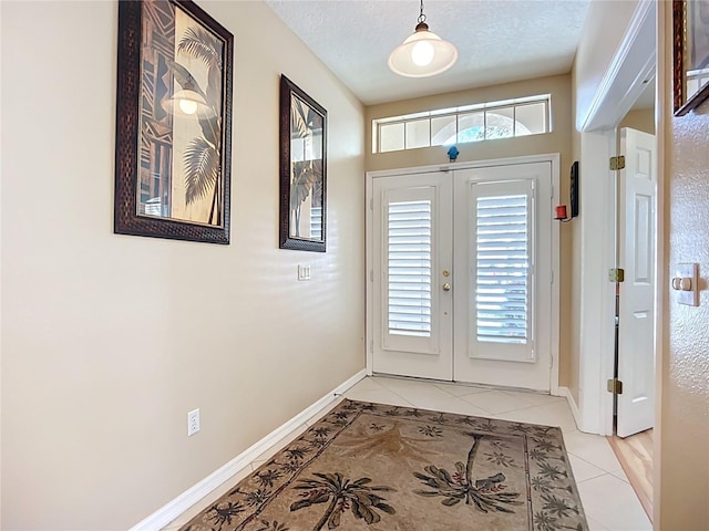 3409 61st Ter E, Ellenton, FL 34222 - entryway with french doors and light tile patterned floors