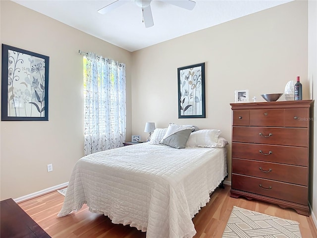 3409 61st Ter E, Ellenton, FL 34222 - bedroom featuring light wood finished floors and a ceiling fan