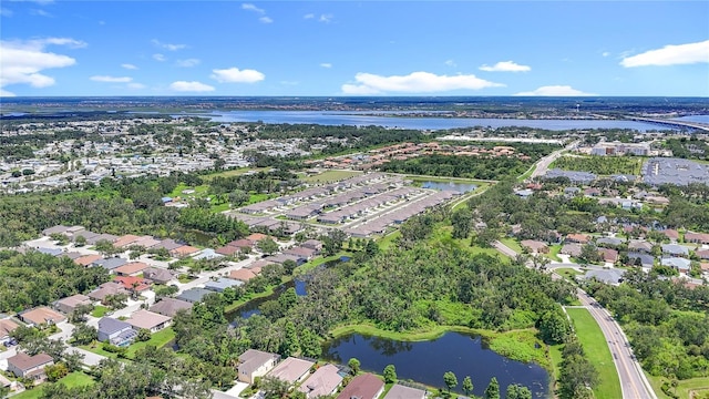 3409 61st Ter E, Ellenton, FL 34222 - aerial overview of property's location featuring a large body of water and nearby suburban area