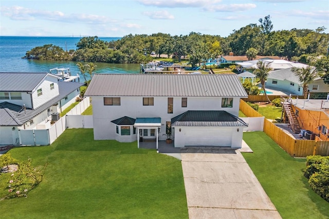 380 Colony Point Rd S, Saint Petersburg, FL 33705 - view of subject property with a nearby body of water