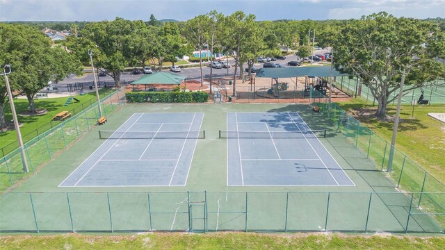 11913 Butler Woods Cir, Riverview, FL 33579 - view of tennis court