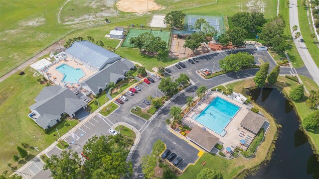11913 Butler Woods Cir, Riverview, FL 33579 - view of property location featuring a pool area and a large body of water