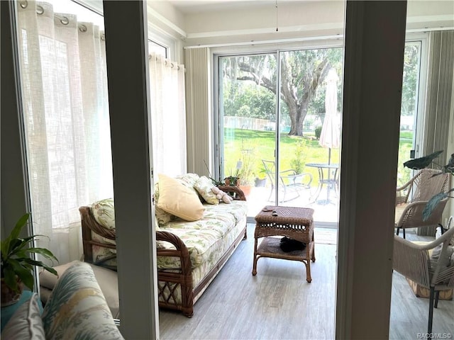 6847 E Queensbury Ln, Inverness, FL 34452 - living room with light wood-type flooring