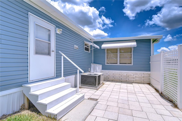 35014 Carl Ave, Zephyrhills, FL 33541 - view of patio with entry steps