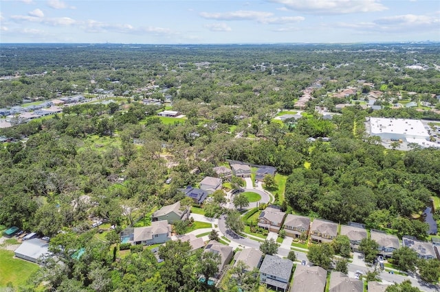 3530 Brook Crossing Dr, Brandon, FL 33511 - aerial view of property's location with nearby suburban area and a forest