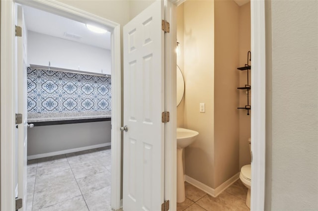 3530 Brook Crossing Dr, Brandon, FL 33511 - bathroom featuring tile patterned floors and toilet