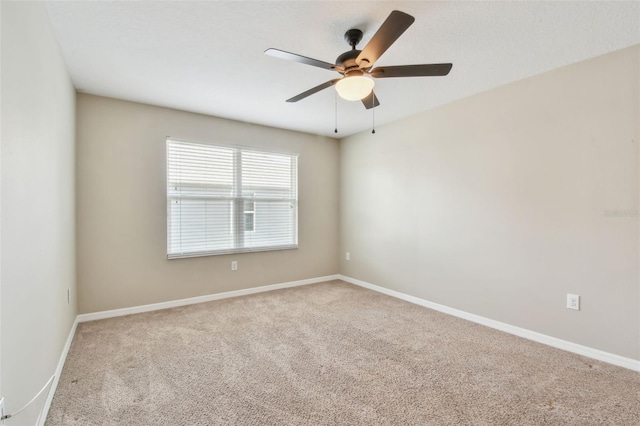 3530 Brook Crossing Dr, Brandon, FL 33511 - carpeted spare room featuring ceiling fan and baseboards