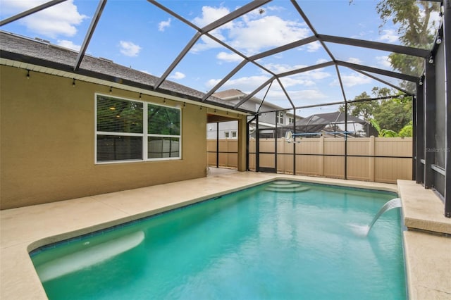 3530 Brook Crossing Dr, Brandon, FL 33511 - view of swimming pool featuring a patio area and a lanai