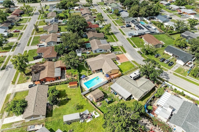 1908 N Brink Ave, Sarasota, FL 34234 - aerial view of residential area with a pool