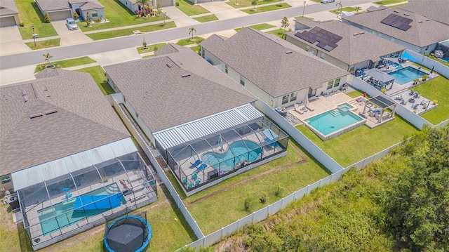 13527 Willow Bluestar Loop, Riverview, FL 33579 - aerial view of residential area featuring a pool area
