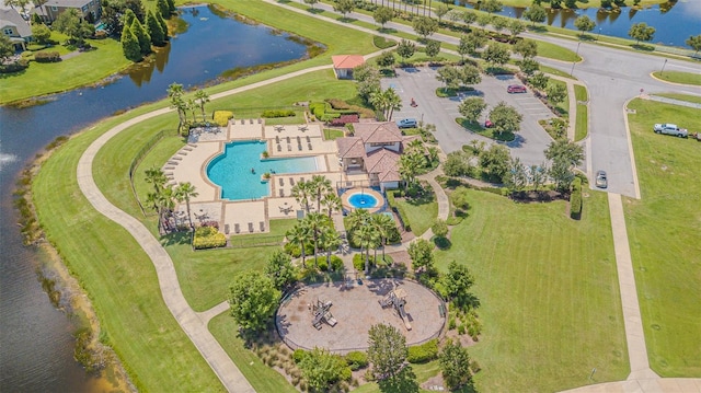 13527 Willow Bluestar Loop, Riverview, FL 33579 - aerial view of a large body of water