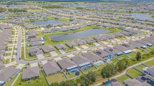 13527 Willow Bluestar Loop, Riverview, FL 33579 - aerial perspective of suburban area featuring a large body of water