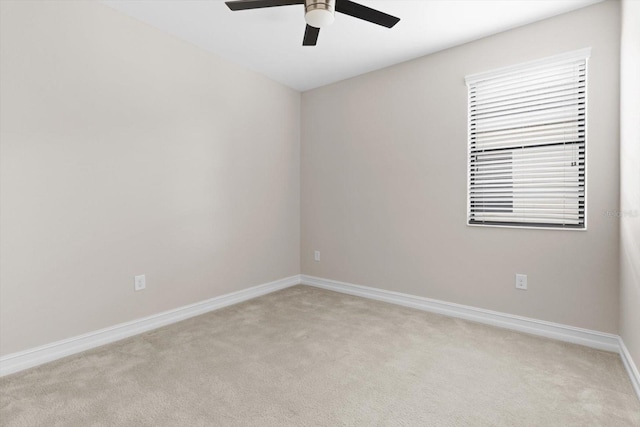3994 Medicci Ln, Wesley Chapel, FL 33543 - empty room with light carpet and ceiling fan