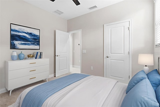 3994 Medicci Ln, Wesley Chapel, FL 33543 - bedroom featuring ceiling fan and light carpet