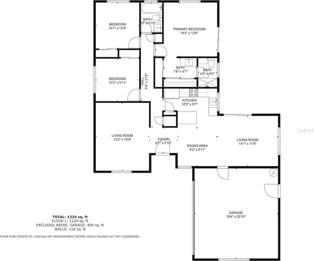 1675 E Grovehill Rd, Palm Harbor, FL 34683 - view of floor plan / room layout