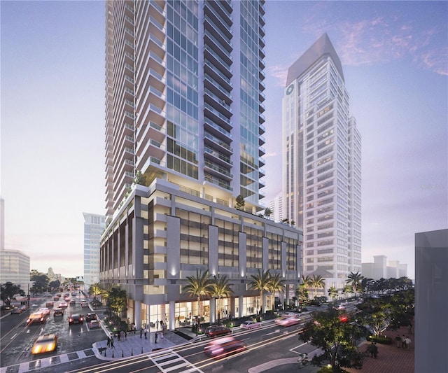 235 1st Ave S Unit 3708, Saint Petersburg, FL 33701 - property at dusk featuring a city view