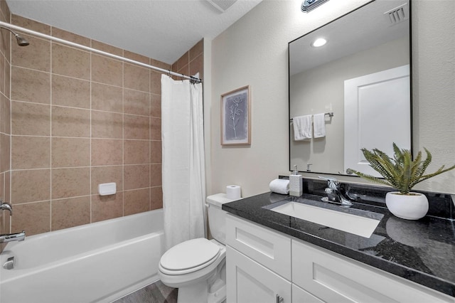 1561 S Martin Luther King Jr Ave, Clearwater, FL 33756 - full bathroom featuring vanity, shower / bath combo with shower curtain, and wood finished floors