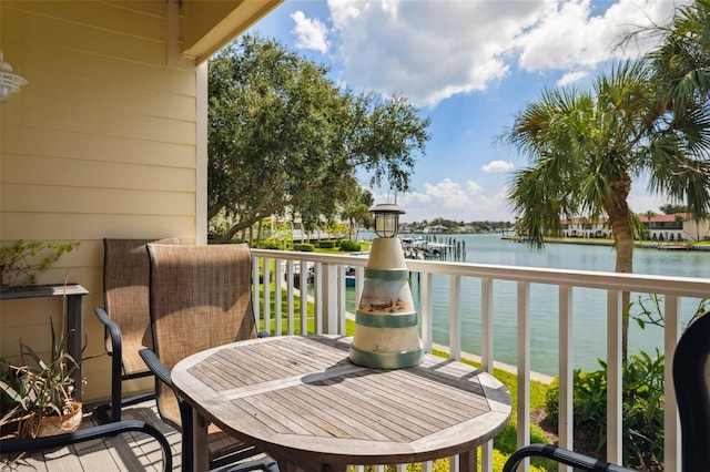 459 Haven Point Dr, Treasure Island, FL 33706 - balcony with a water view