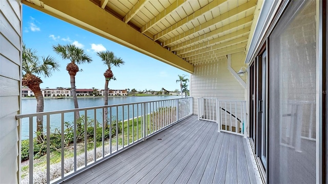 459 Haven Point Dr, Treasure Island, FL 33706 - balcony featuring a water view