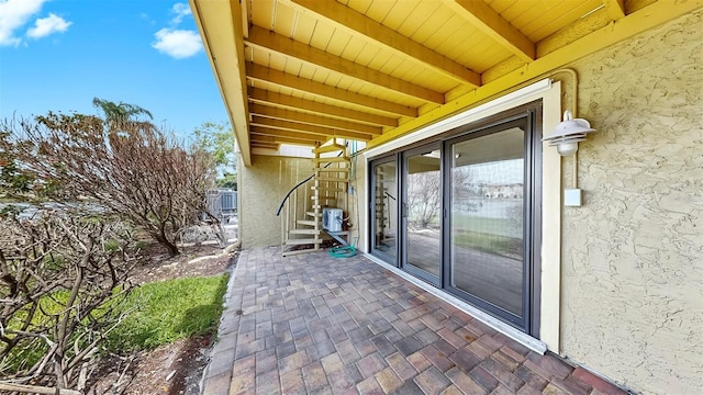 459 Haven Point Dr, Treasure Island, FL 33706 - view of patio with stairway