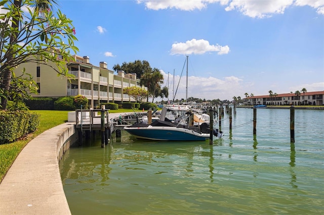 459 Haven Point Dr, Treasure Island, FL 33706 - dock with a water view