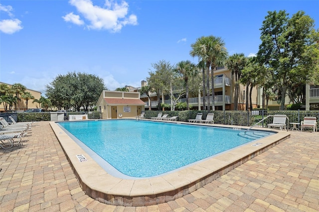 459 Haven Point Dr, Treasure Island, FL 33706 - community pool with a patio