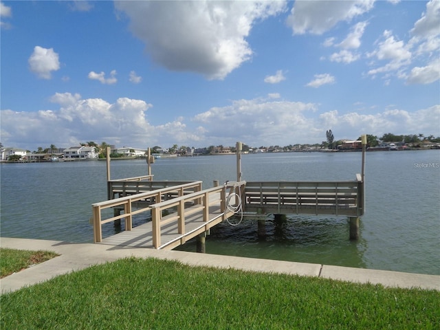 459 Haven Point Dr, Treasure Island, FL 33706 - dock area with a water view