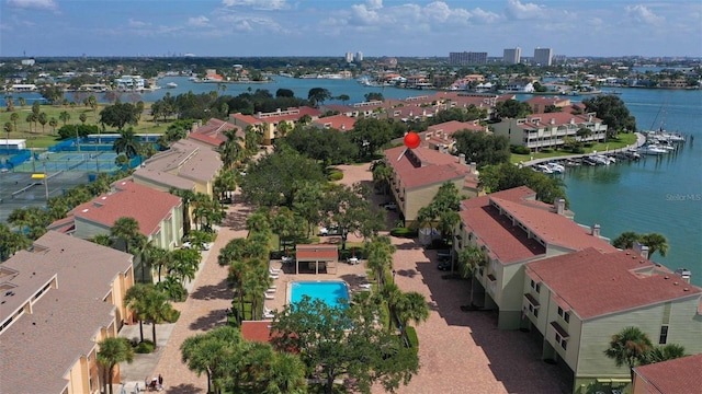459 Haven Point Dr, Treasure Island, FL 33706 - bird's eye view of a nearby body of water