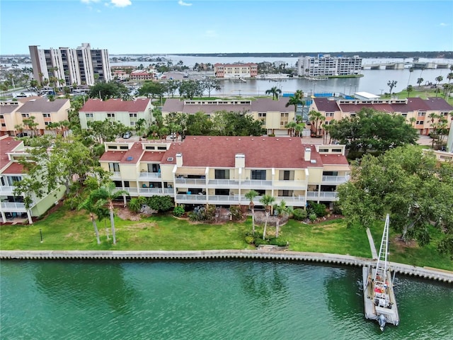 459 Haven Point Dr, Treasure Island, FL 33706 - bird's eye view of a large body of water