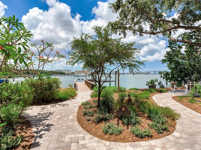 8 Sunset Bay Dr, Belleair, FL 33756 - view of community featuring a water view