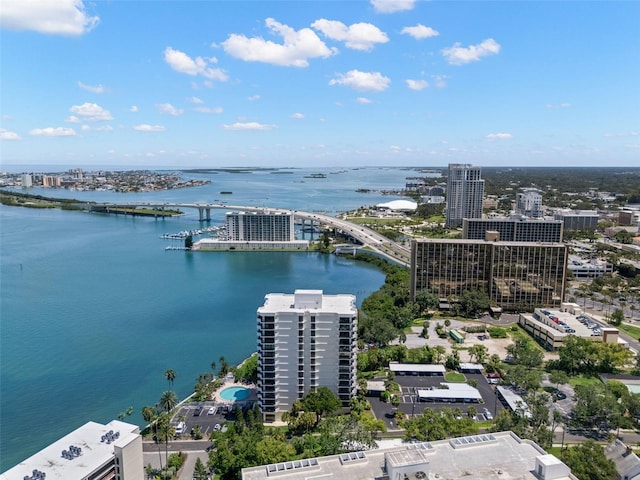 80 Rogers St Unit 3A, Clearwater, FL 33756 - view of urban area featuring a nearby body of water and a notable bridge