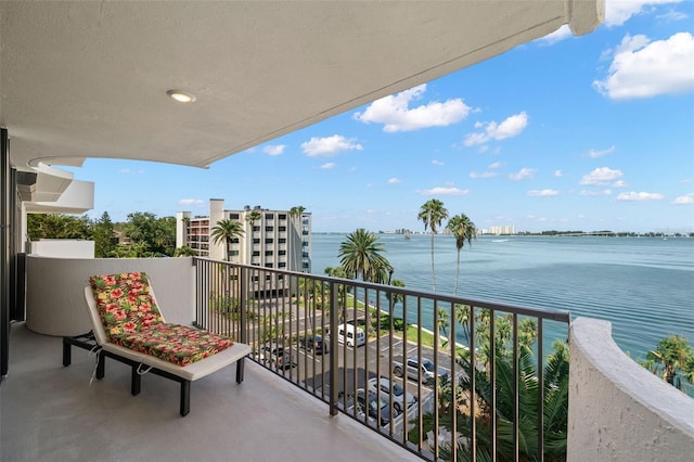 80 Rogers St Unit 3A, Clearwater, FL 33756 - balcony with a water view