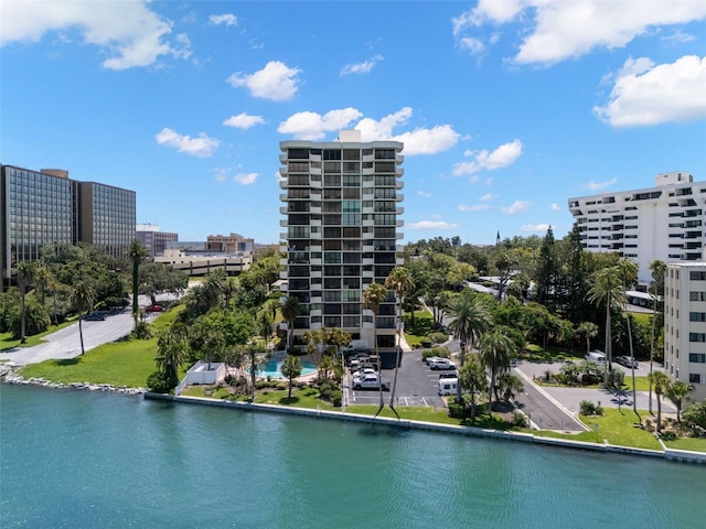 80 Rogers St Unit 3A, Clearwater, FL 33756 - water view featuring nearby urban area