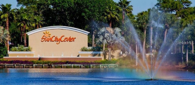 1502 Fort Duquesna Dr, Sun City Center, FL 33573 - community sign with a water view