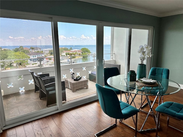 1365 Snell Isle Blvd NE Unit 6E, Saint Petersburg, FL 33704 - sunroom / solarium featuring a water view