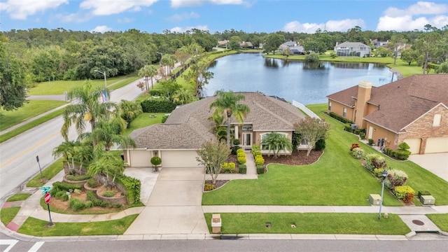 2202 Hickory Ridge Dr, Valrico, FL 33596 - aerial view of residential area featuring a nearby body of water