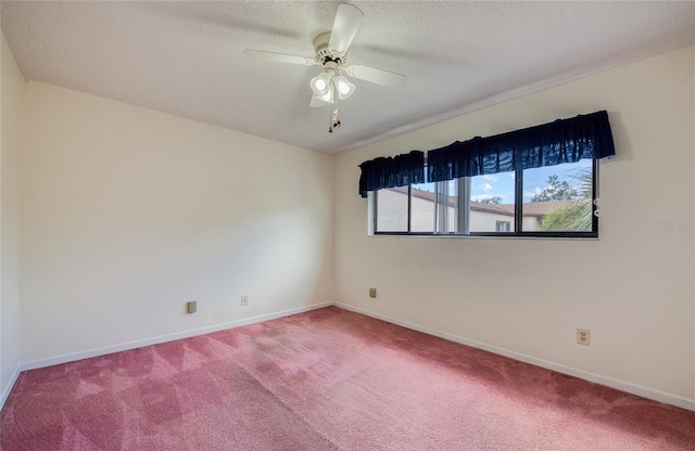 700 Starkey Rd Unit 1145, Largo, FL 33771 - carpeted empty room with a textured ceiling and a ceiling fan