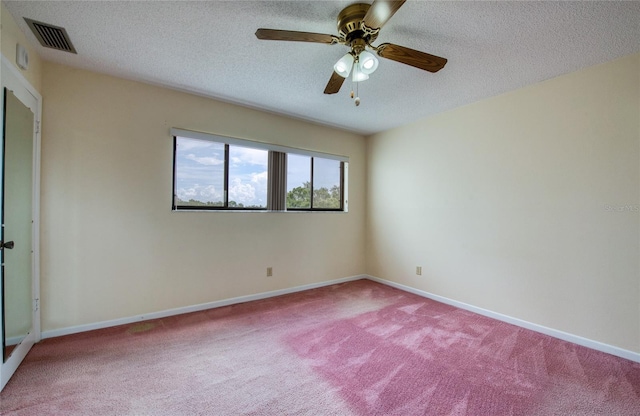 700 Starkey Rd Unit 1145, Largo, FL 33771 - carpeted spare room featuring a textured ceiling and ceiling fan