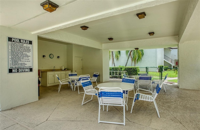 700 Starkey Rd Unit 1145, Largo, FL 33771 - view of patio / terrace with outdoor dining area