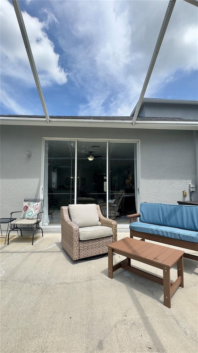 27312 Edenfield Dr, Wesley Chapel, FL 33544 - view of patio with an outdoor hangout area