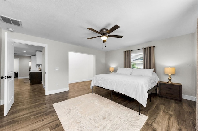 1800 Mapleleaf Blvd, Oldsmar, FL 34677 - bedroom featuring wood finished floors and ceiling fan