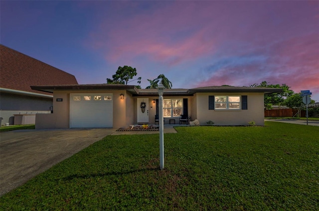 1800 Mapleleaf Blvd, Oldsmar, FL 34677 - ranch-style home featuring a garage, stucco siding, and concrete driveway