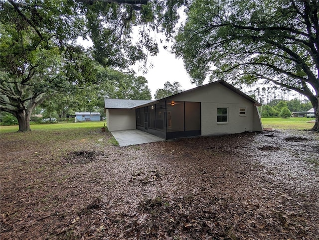 11308 Echo View Dr, Odessa, FL 33556 - rear view of property featuring a sunroom