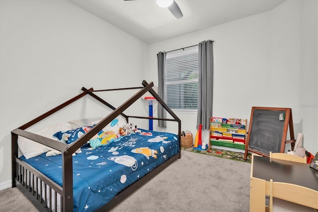 6352 Mooring Line Cir, Apollo Beach, FL 33572 - bedroom with carpet and a ceiling fan