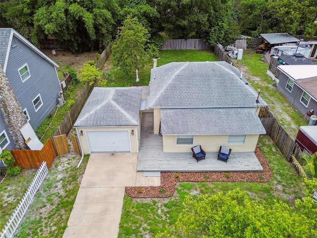 1722 Albemarle Rd, Clearwater, FL 33764 - view from above of property