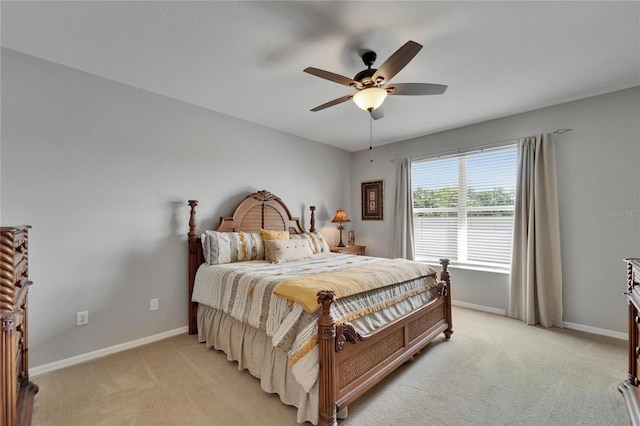 607 Tuscanny St, Brandon, FL 33511 - bedroom featuring light colored carpet and ceiling fan